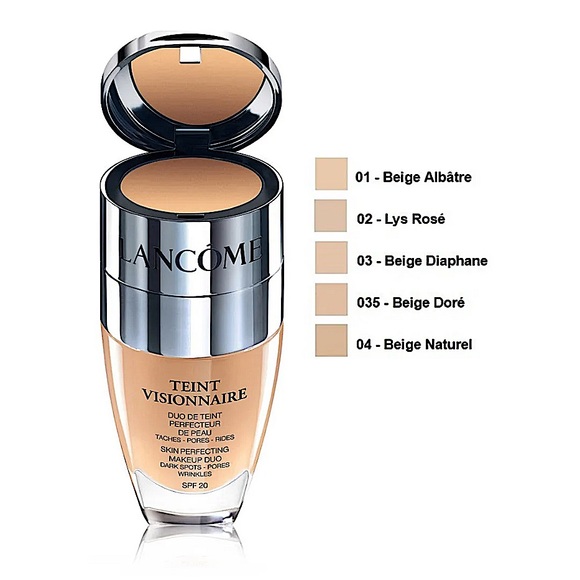 Lancome Teint Visionnaire Skin Perfecting Makeup Duo in Beige Dore (#035) - Picture 4 of 9